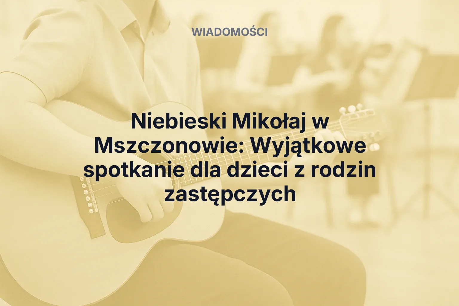 Miniatura: Niebieski Mikołaj w Mszczonowie: Wyjątkowe spotkanie dla dzieci z rodzin zastępczych