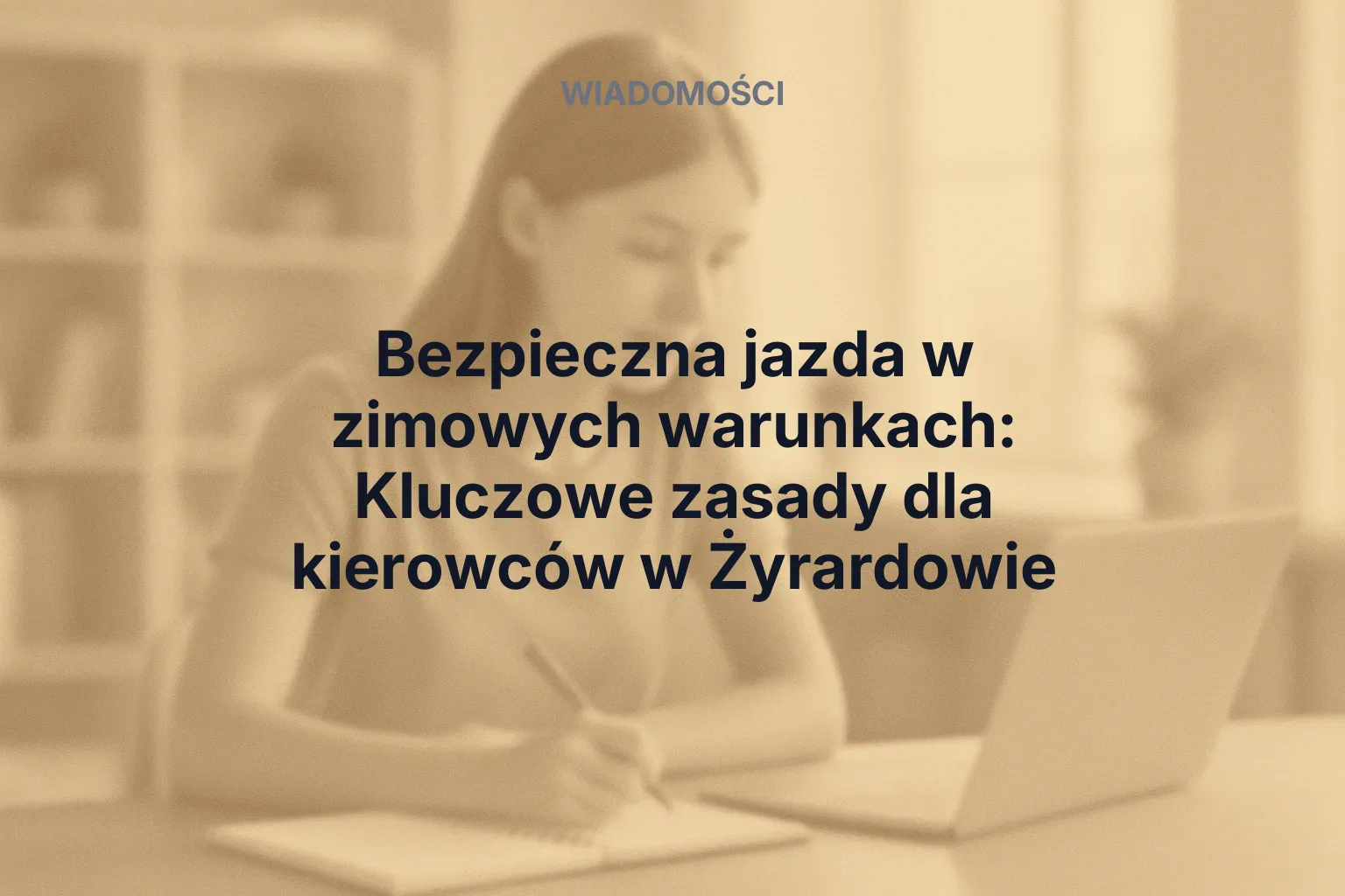 Miniatura: Bezpieczna jazda w zimowych warunkach: Kluczowe zasady dla kierowców w Żyrardowie